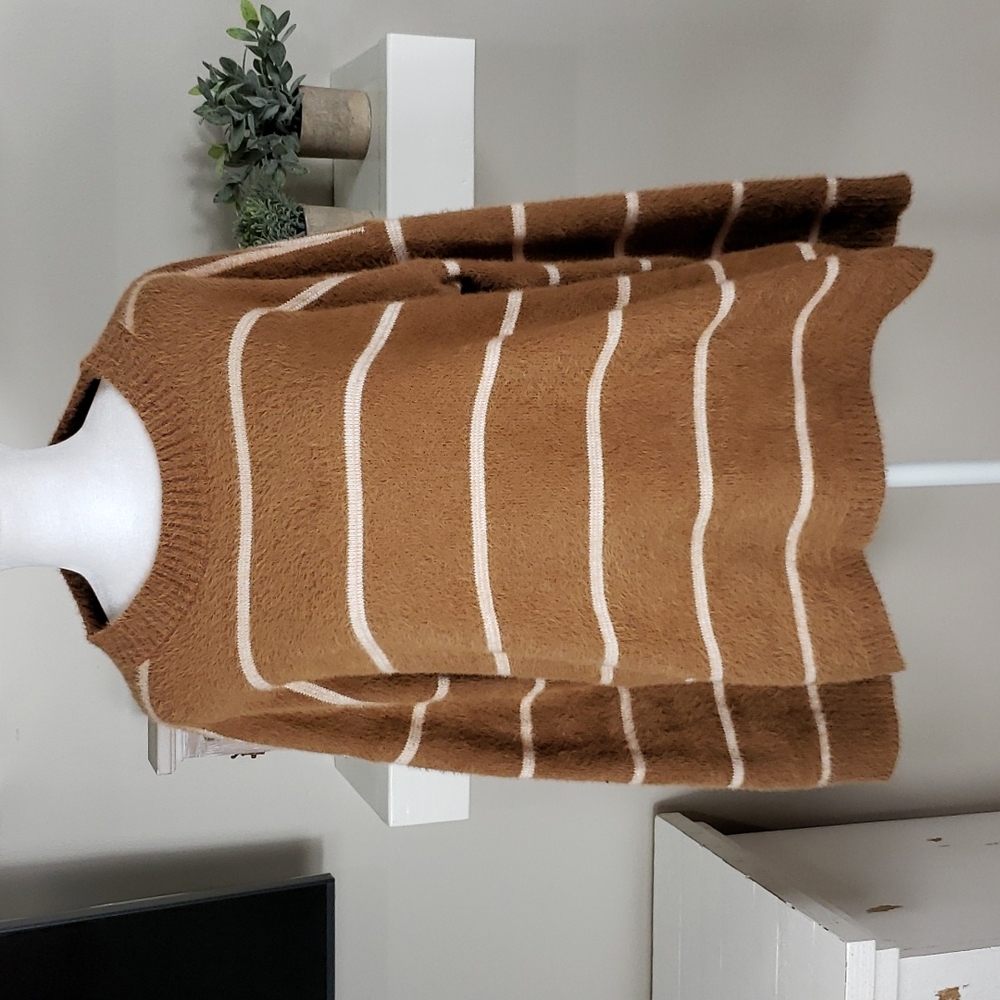 Staccato Long Sleeve Fuzzy Sweater